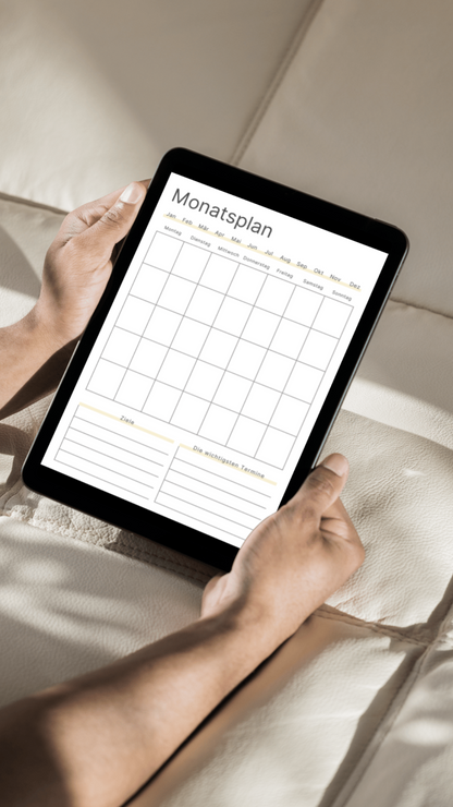 Monatsplan MonthMastery - Meistere jeden Monat